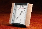 Thermometer vierkant alu