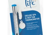 Deluxe chrome thermometer